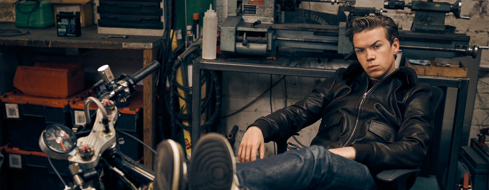 esquire leather jacket