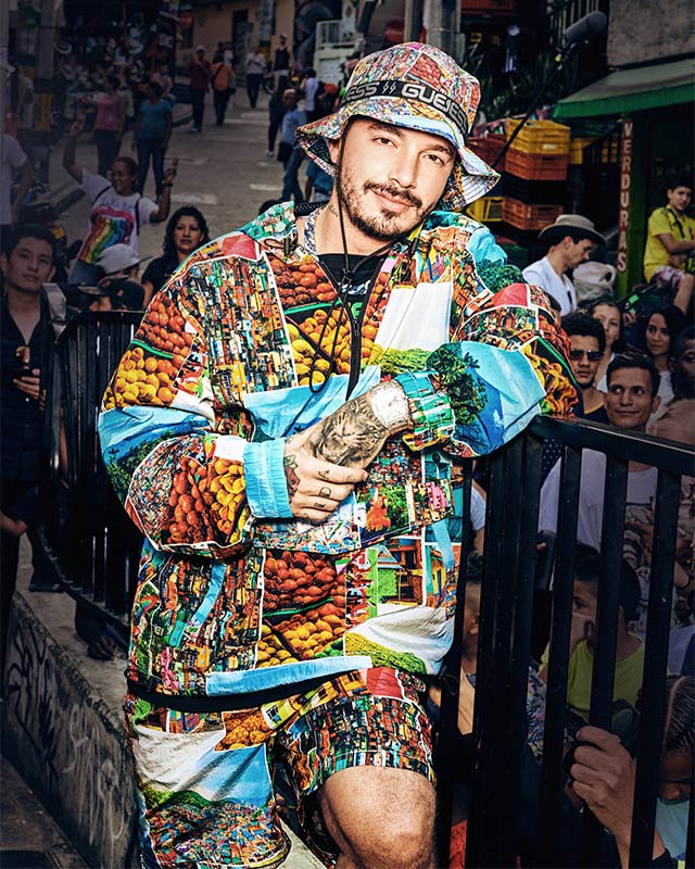 J Balvin brings on the colours (and hope) for his second collaboration with  Guess