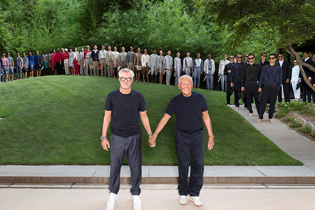 Fashionably distant review: Giorgio Armani men's spring/summer 2022